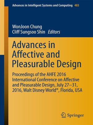 cover image of Advances in Affective and Pleasurable Design